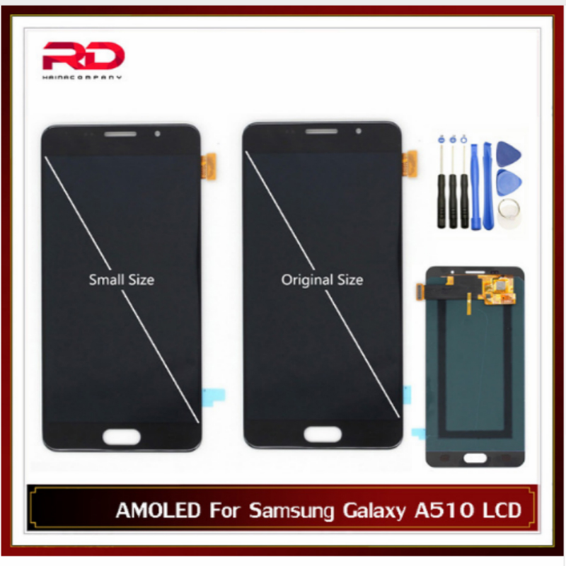 Original Size AMOLED LCD for Samsung Galaxy A5 2016 A510F A510M A510FD A5100 A510Y LCD Touch Screen