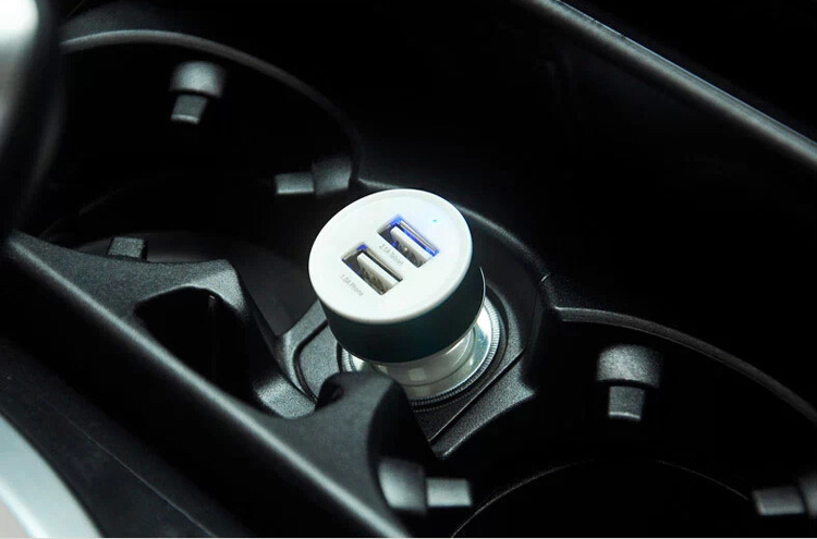 Dual Port USB Car Charger For iPhone Adapter Car-Charger For Samsung Huawei Xiaomi 5V 1A