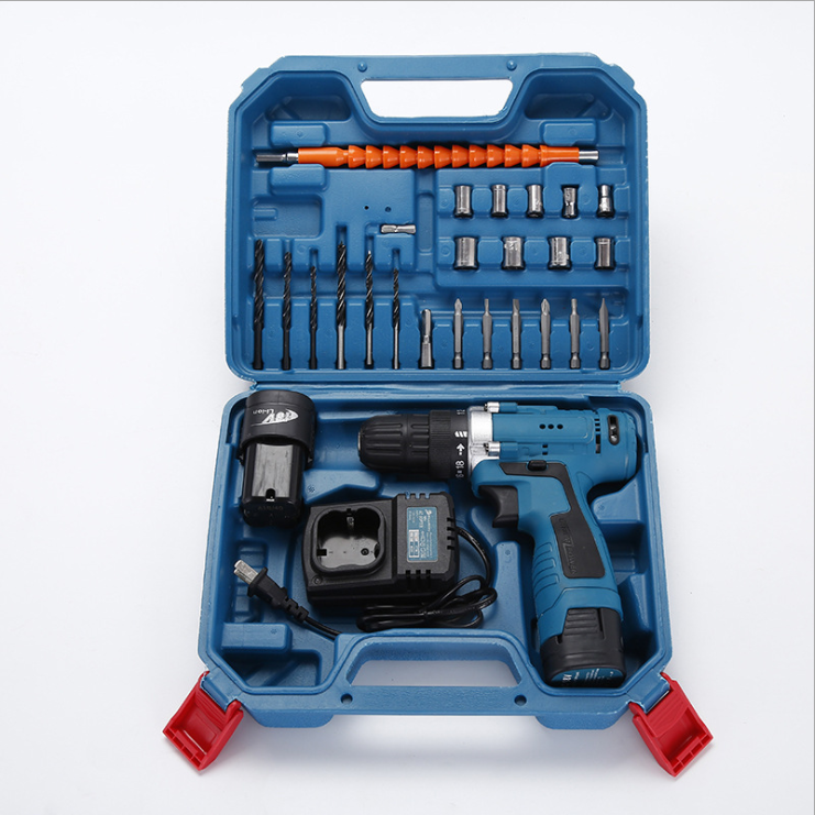 26PCS/Set Electric Drill Set Charging type drill Tool Hand-held electric drill