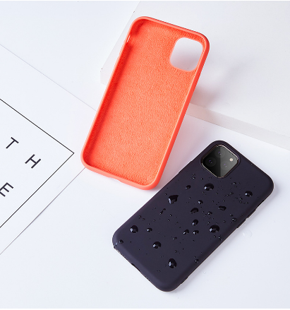 Case for Apple IPhone 11 pro Max Case Liquid Silicone Soft PC Baby-Skin Cover for iPhone 11 Pro Max