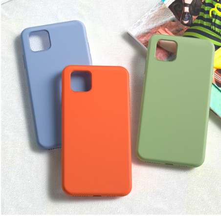 Case for Apple IPhone 11 pro Max Case Liquid Silicone Soft PC Baby-Skin Cover for iPhone 11 Pro Max