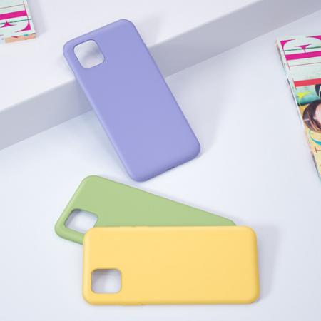 Case for Apple IPhone 11 pro Max Case Liquid Silicone Soft PC Baby-Skin Cover for iPhone 11 Pro Max