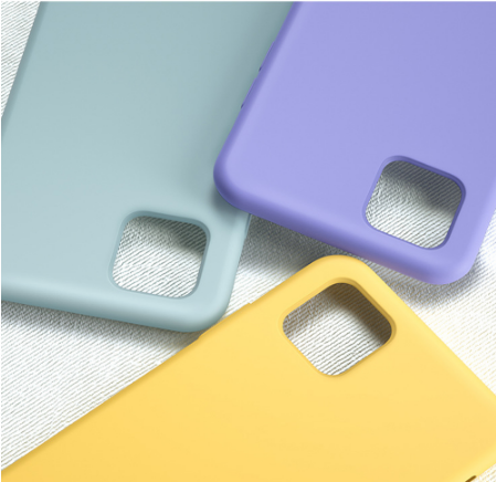 Case for Apple IPhone 11 pro Max Case Liquid Silicone Soft PC Baby-Skin Cover for iPhone 11 Pro Max