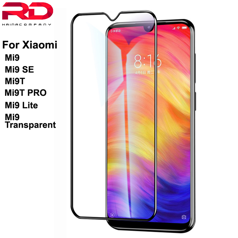 10PCS/Lot For Xiaomi Mi 9T Mi 9 lite Full Cover Tempered Glass Screen Protector For Xiaomi Mi 9 SE H