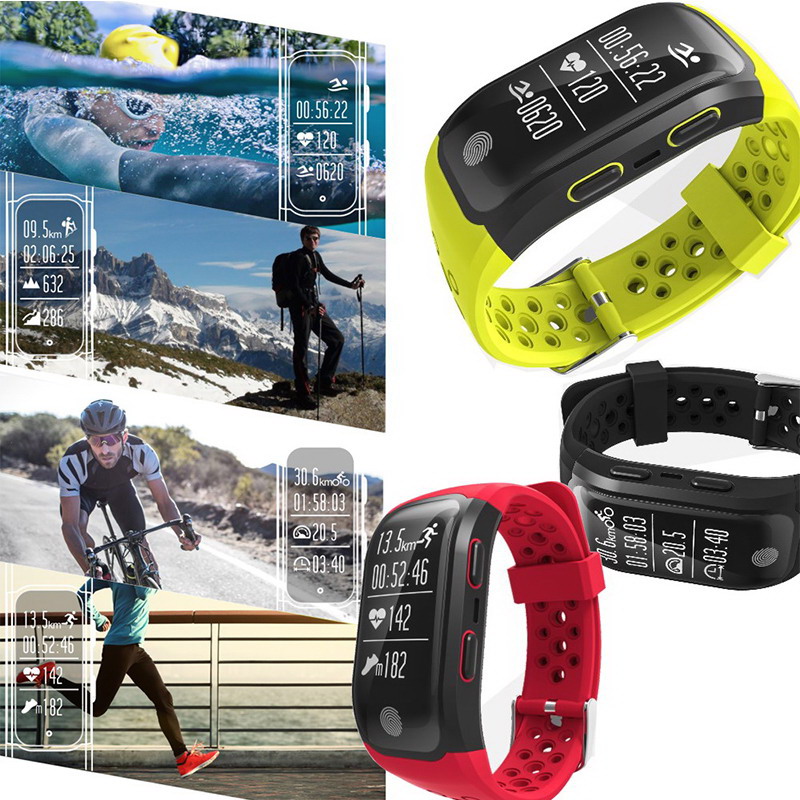 S908 GPS Smart Band IP68 Waterproof Multiple Sports Wristband Fitness Tracker Heart Rate Smartband
