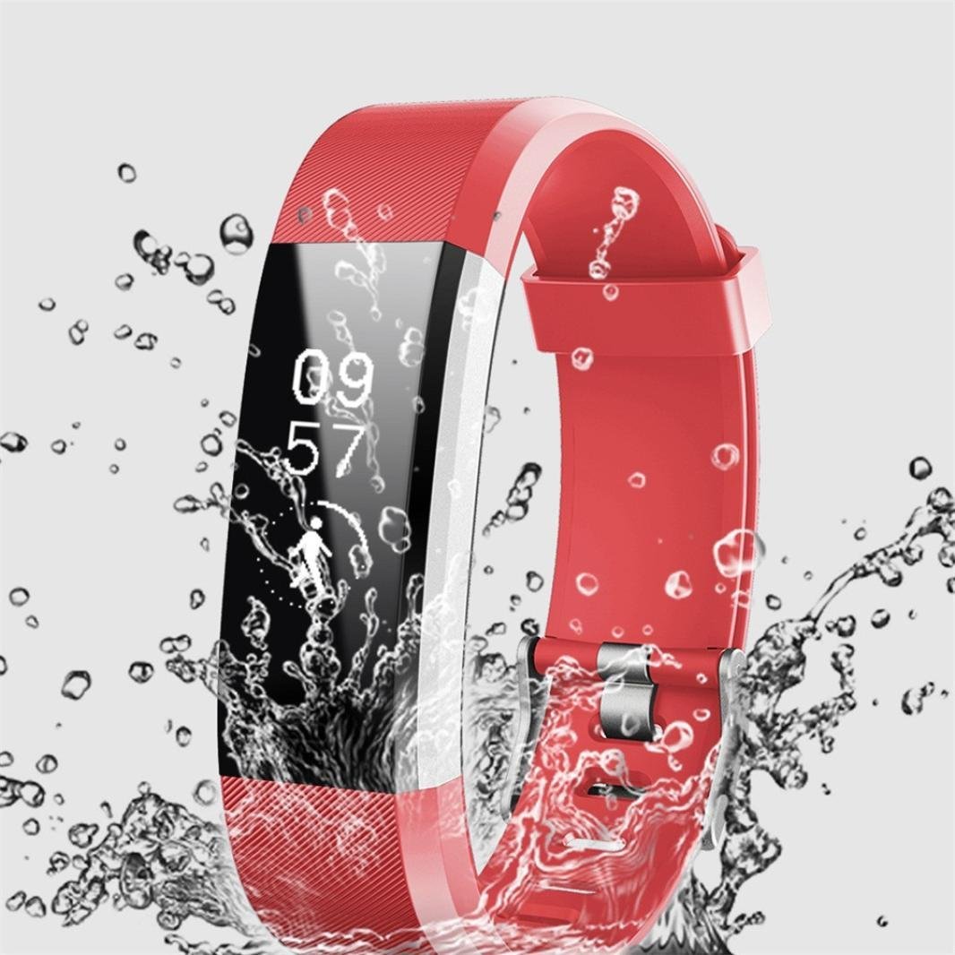Wristband Smart Bracelet Pedometer Fitness Tracker Waterproof Heart Rate Monitor Sport Smartband