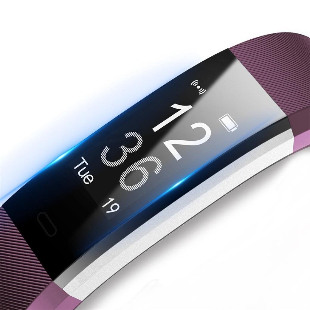 Wristband Smart Bracelet Pedometer Fitness Tracker Waterproof Heart Rate Monitor Sport Smartband