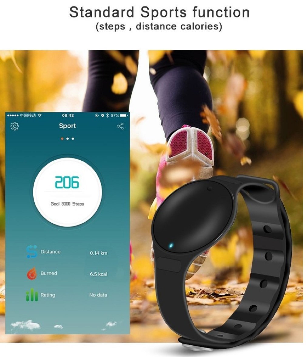 Bluetooth Waterproof Fitness Tracker Pedometer Monitor Smart Watch Wrist band Bracelet Tracker