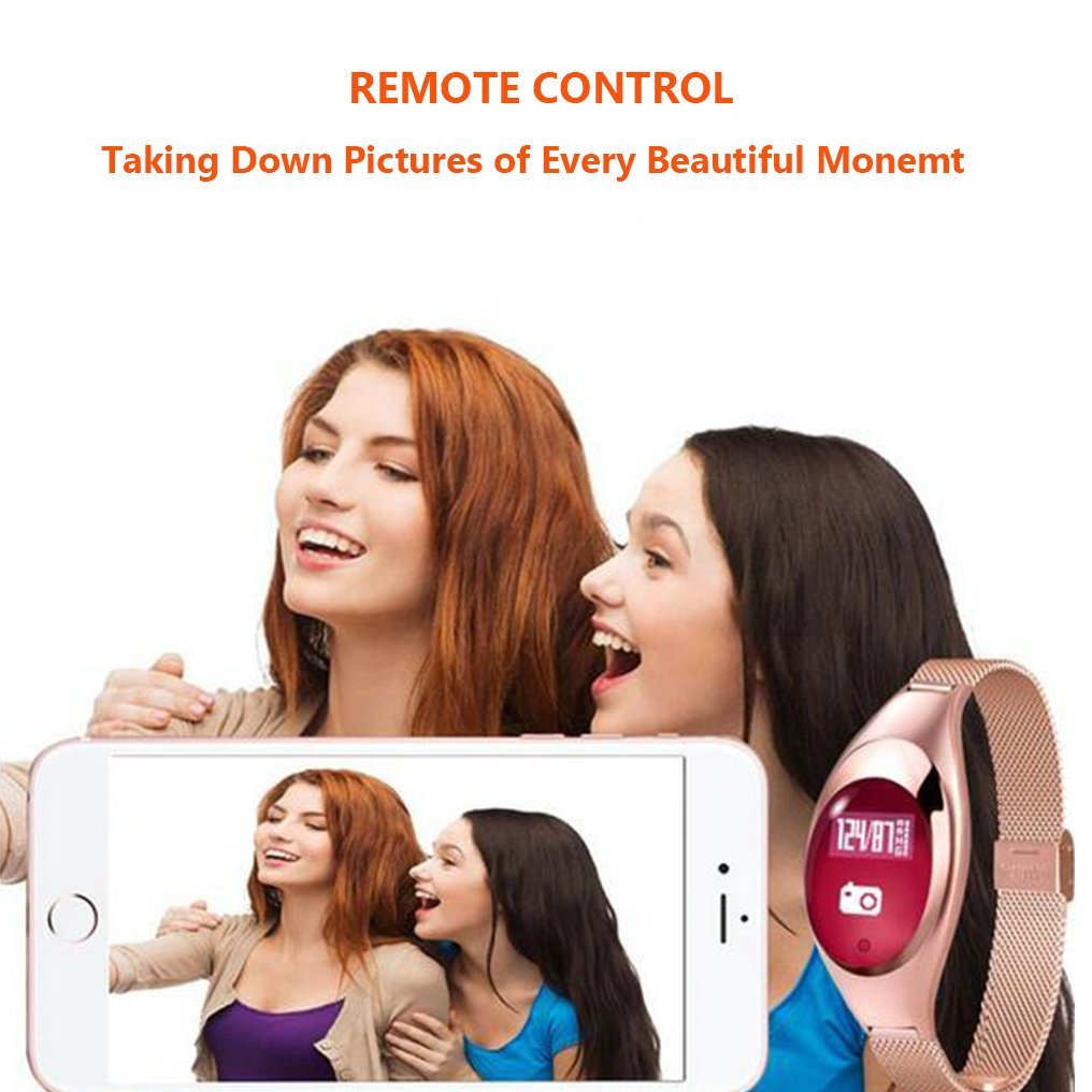 Fitness Tracker Watch,Z18 Women Smart Bracelet Intelligents Heart Rate Sleep Blood Pressure Monitor