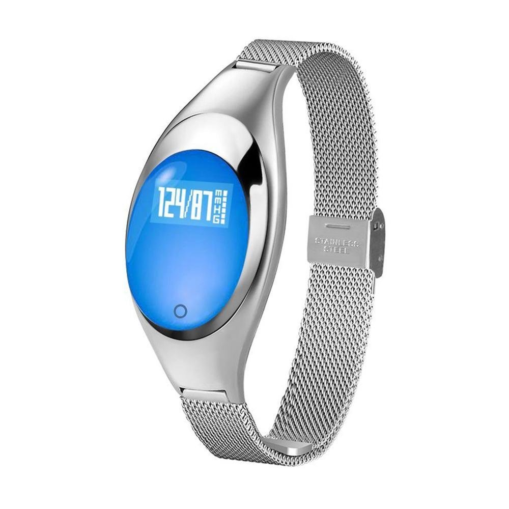 Fitness Tracker Watch,Z18 Women Smart Bracelet Intelligents Heart Rate Sleep Blood Pressure Monitor