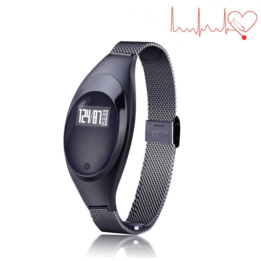 Fitness Tracker Watch,Z18 Women Smart Bracelet Intelligents Heart Rate Sleep Blood Pressure Monitor