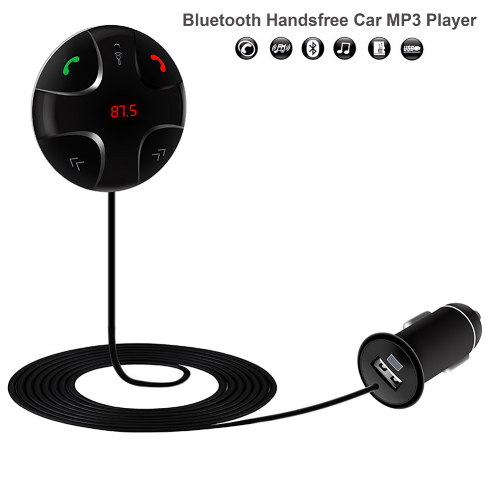Universal FM Transmitter Bluetooth Car Kit MP3 Player Wireless Modulator LED Display USB Charger