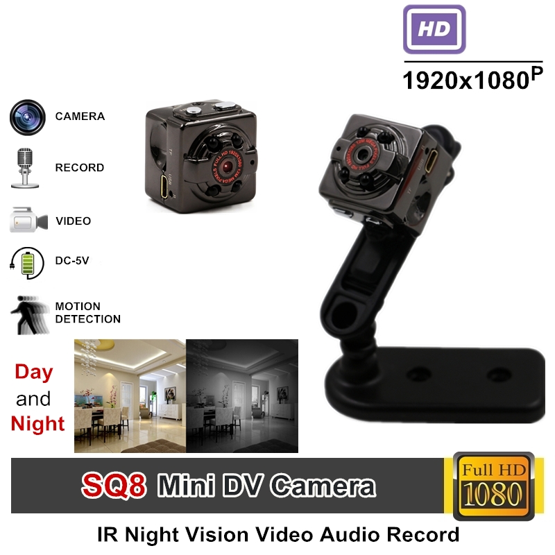 Full HD Video 1080p DVR Mini Camera Camcorder SQ8 Micro Cam Motion Detection Infrared Night Vision