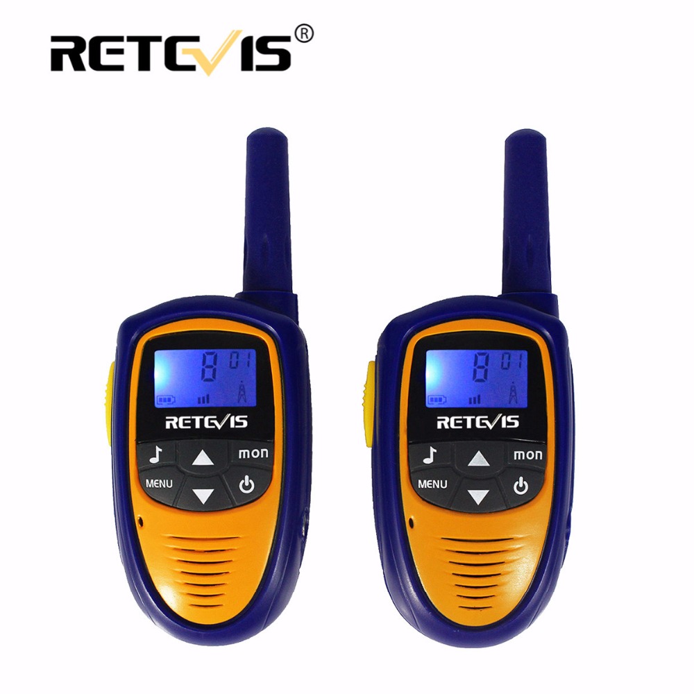 1 Pair Mini Walkie Talkie Kids Radio Retevis RT31 0.5W 8/22CH PMR446 FRS Portable Radio Comunicador