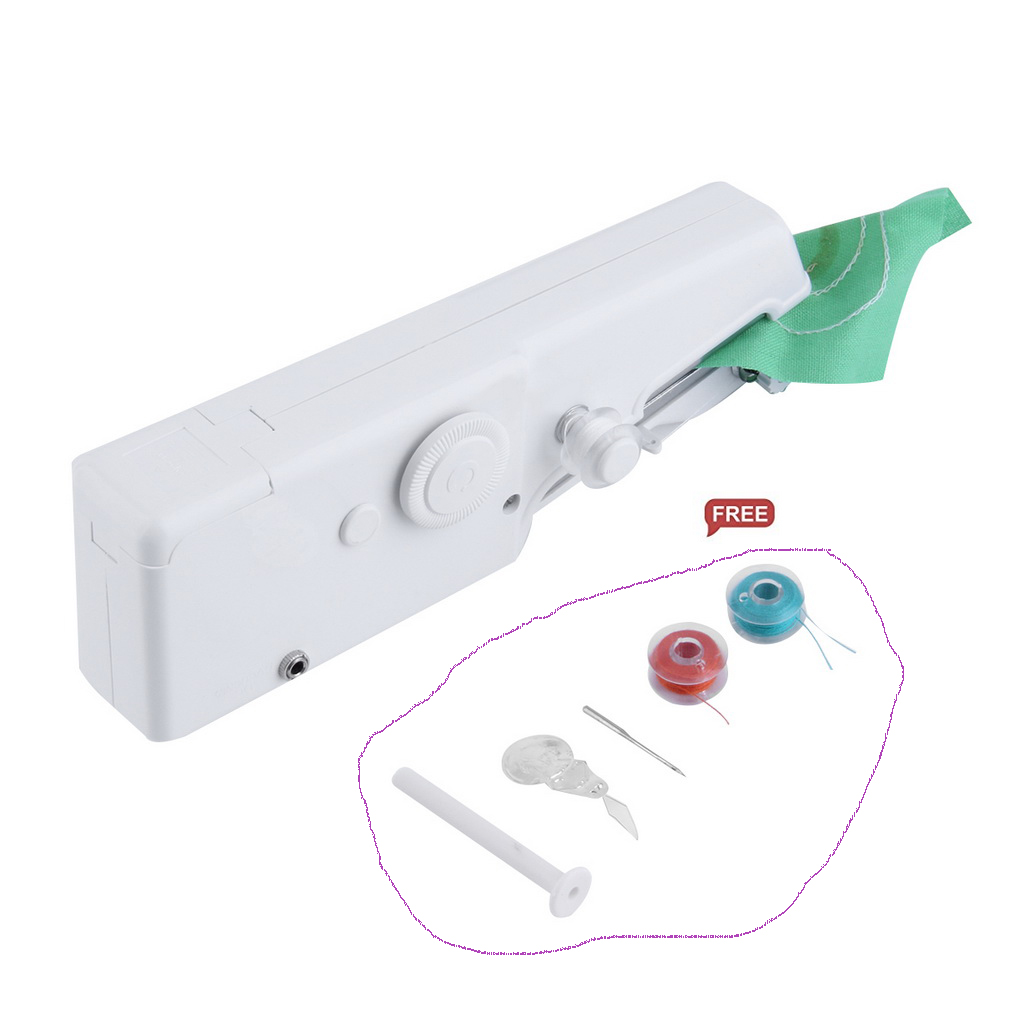 Mini Portable Handheld Sewing Machines Stitch Sew needlework Cordless Clothes Fabrics Electric Gifts