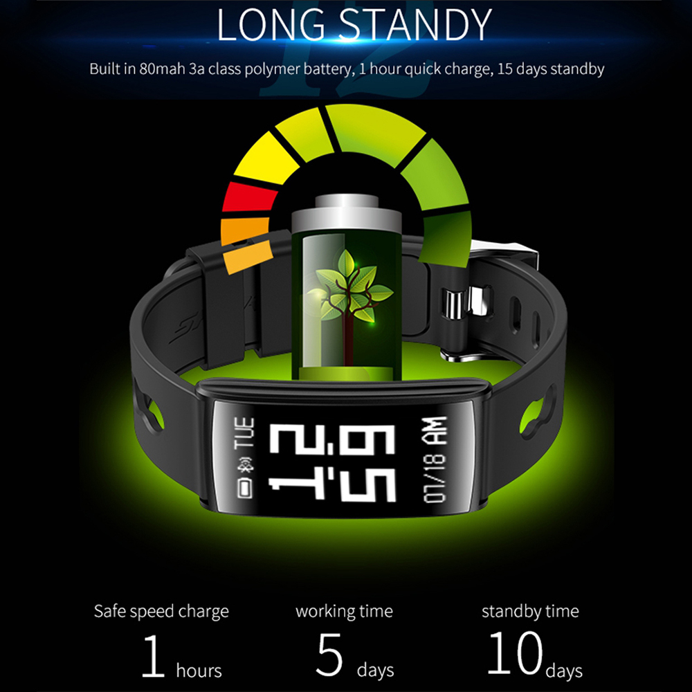 Smart Bracelet Wristband Pulse Band Pedometer Fitness Monitor Activity Tracker Electronics Devices