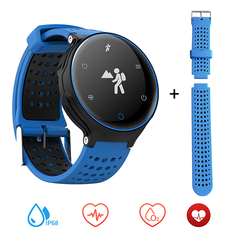 Smart Watch Heart Rate Blood Pressure Oxygen Monitor Waterproof Fitness Tracker Pedometer Smartwatch