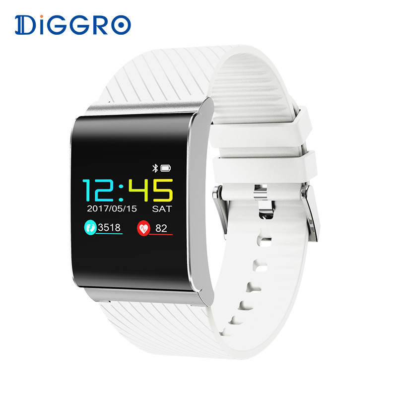 Smart Bracelet Band Color OLED Blood Pressure Oxygen Monitor Heart Rate Fitness Tracker Wristbands