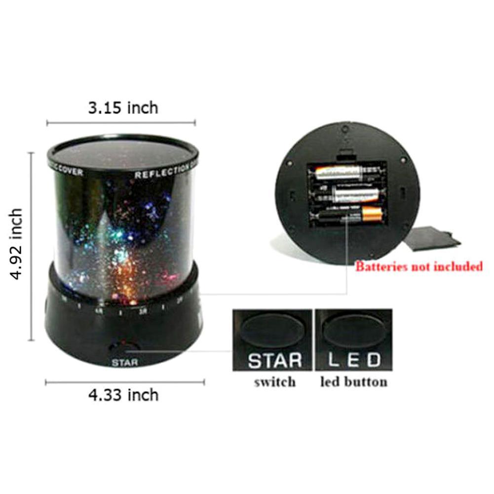 LED Night Light Star Sky Master Projector Romantic Room Novelty Starry Sleeping Lights Cute Gift