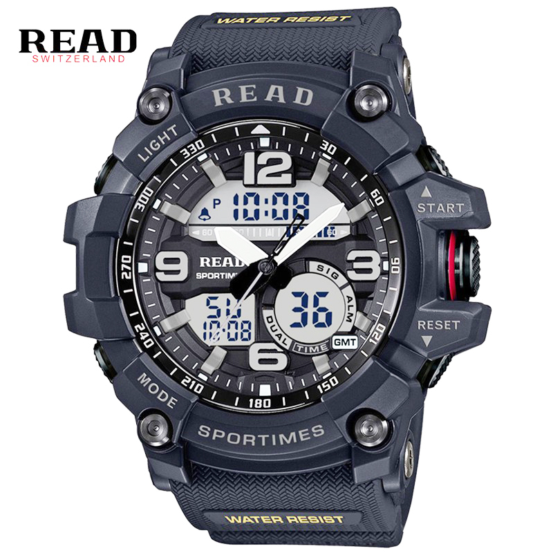New Fashion Watch LED Men Waterproof Sports Watches Shock Luxury Digital Electronics Watches Men
