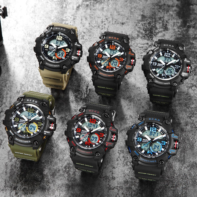 New Fashion Watch LED Men Waterproof Sports Watches Shock Luxury Digital Electronics Watches Men