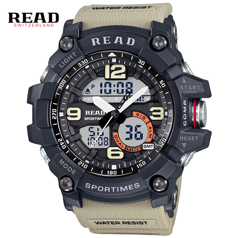 New Fashion Watch LED Men Waterproof Sports Watches Shock Luxury Digital Electronics Watches Men