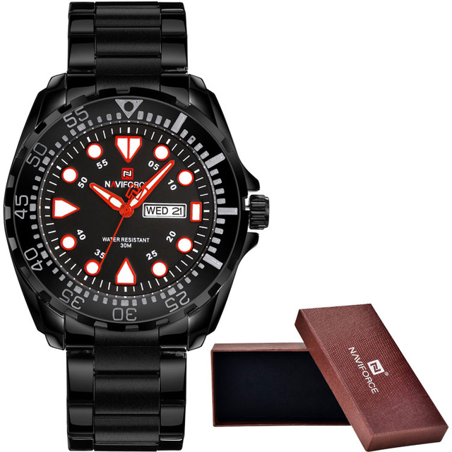 Top Brand Luxury Men&apos;s Sport Watches Men Waterproof Quartz Watch Man full steel Military Wrist Watch