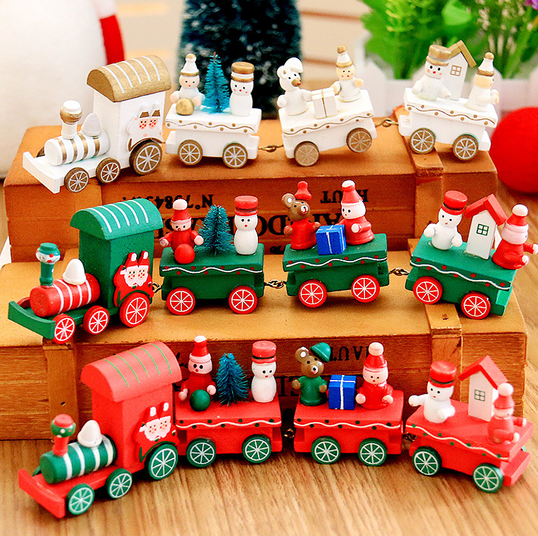 Christmas Decorations Christmas Small Train Children Kindergarten Festive Christmas Gifts Ornaments