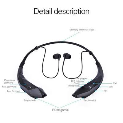 Bluetooth 4.0 Around-the-neck Wireless Stereo Earphone