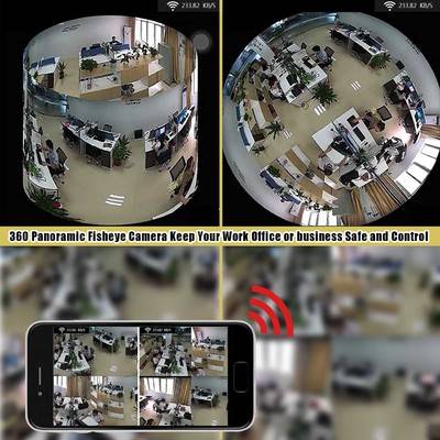 HD Wireless WIFI IP Camera Security Panoramic Indoor Fisheye CCTV Camera 360 Degree IR Night