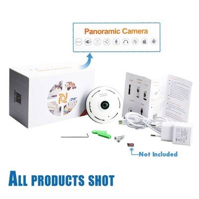 HD Wireless WIFI IP Camera Security Panoramic Indoor Fisheye CCTV Camera 360 Degree IR Night