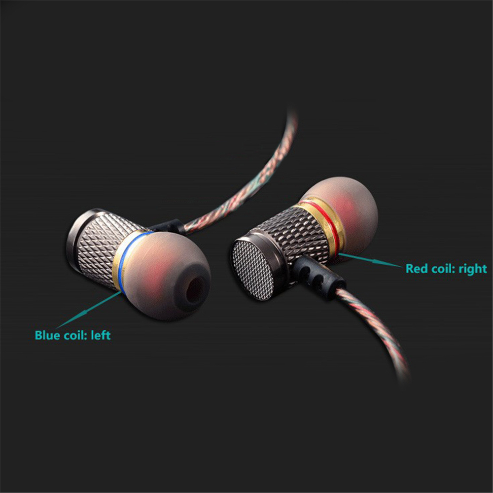 Professional In-Ear Earphone Metal Heavy Bass Sound Quality Music Earphone High-End Headset