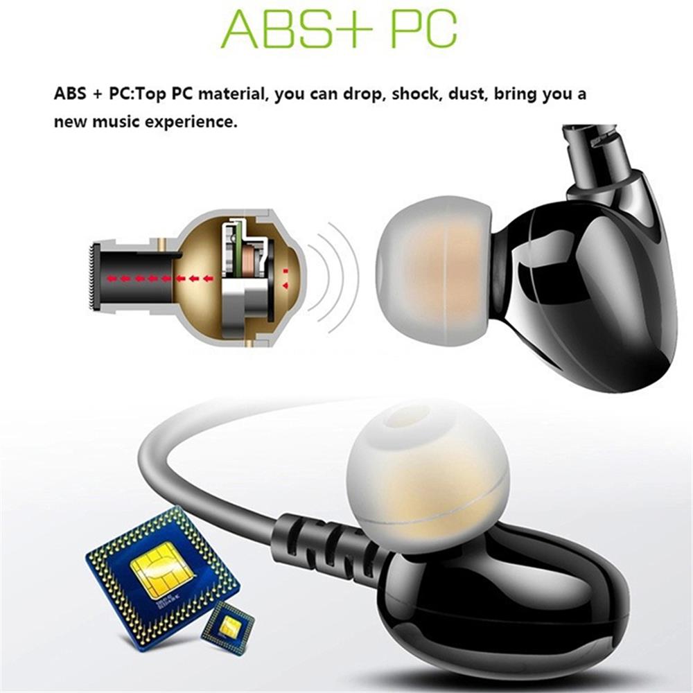 C6 Audio Sport-Fi Earphone Noise Isolating In-Ear Earphones With Memory Wire dj Headset 3 colors