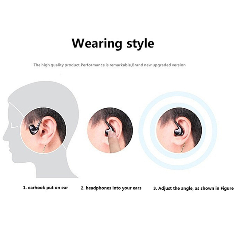 C6 Audio Sport-Fi Earphone Noise Isolating In-Ear Earphones With Memory Wire dj Headset 3 colors