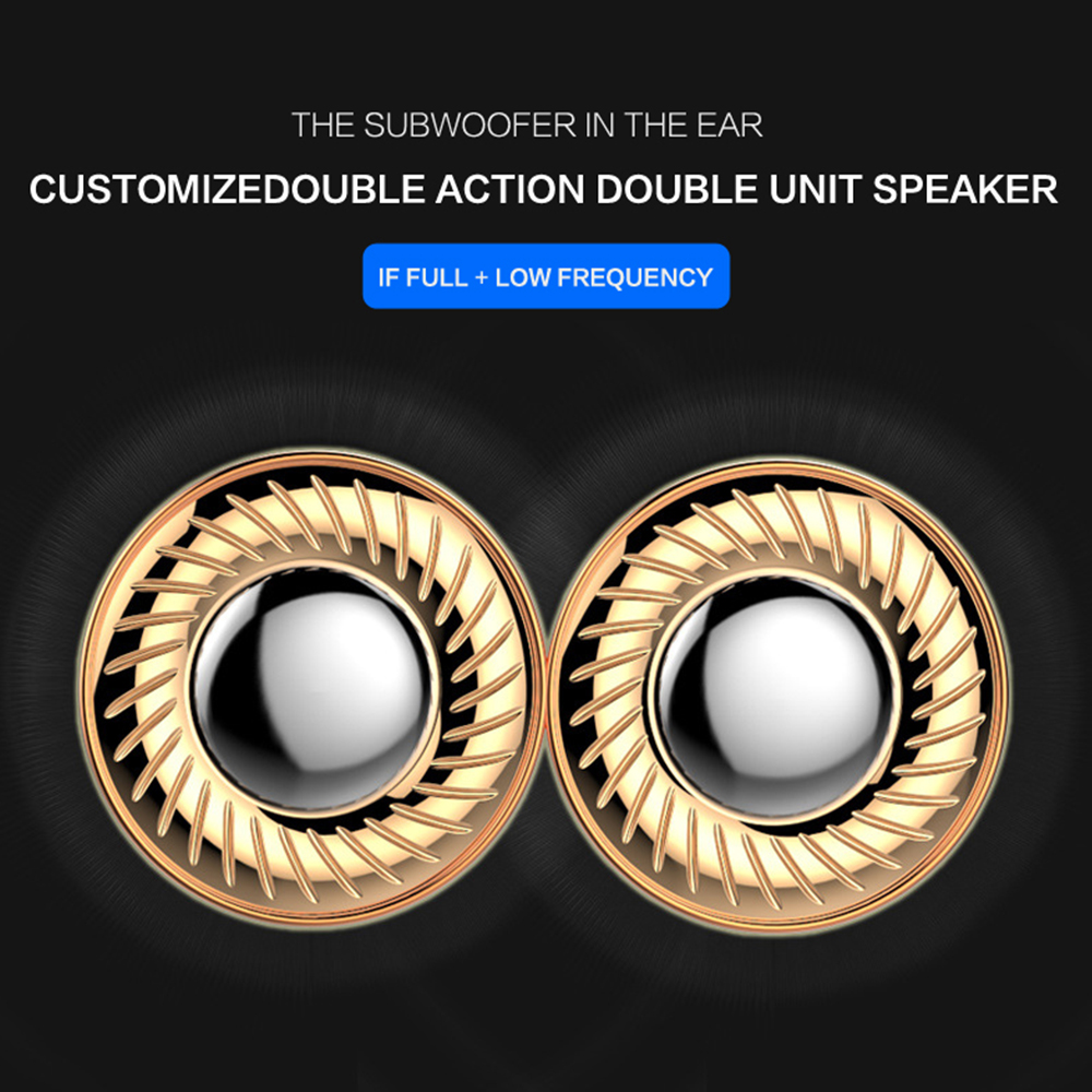 Dual Drivers Earphone with Microphone For Phone Xiaomi Huawei Android Phones Bass HI FI DJ