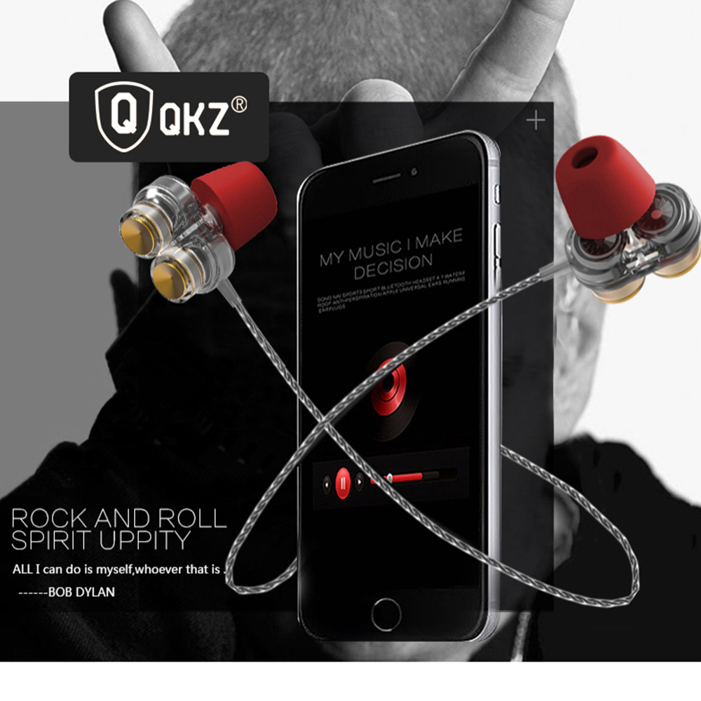Dual Drivers Earphone with Microphone For Phone Xiaomi Huawei Android Phones Bass HI FI DJ