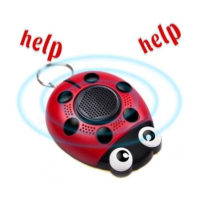 Personal Alarm Keychain 130DB Self Defense SOS Emergency Human Voice Safety Sirens for Women Kids