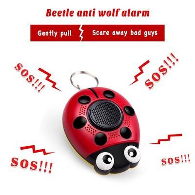 Personal Alarm Keychain 130DB Self Defense SOS Emergency Human Voice Safety Sirens for Women Kids