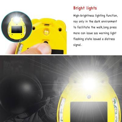 Personal Alarm Keychain 130DB Self Defense SOS Emergency Human Voice Safety Sirens for Women Kids