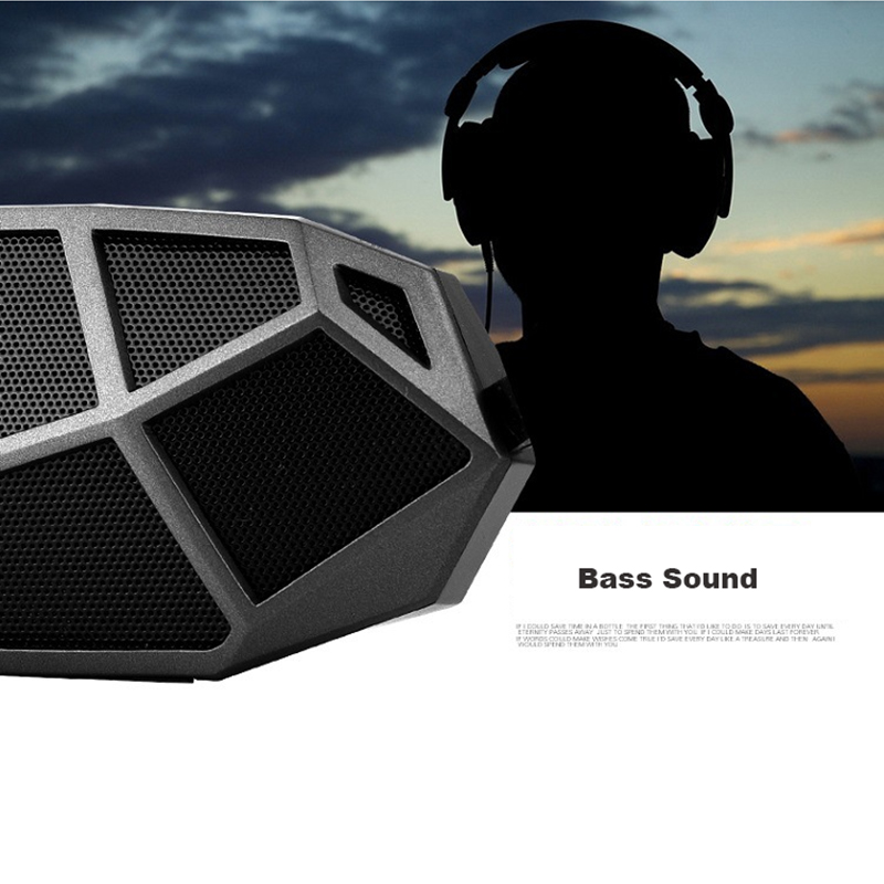 Portable Bluetooth MP3 AUX  Music Subwoofer Stereo Speakers Audio Player Wireless Speaker