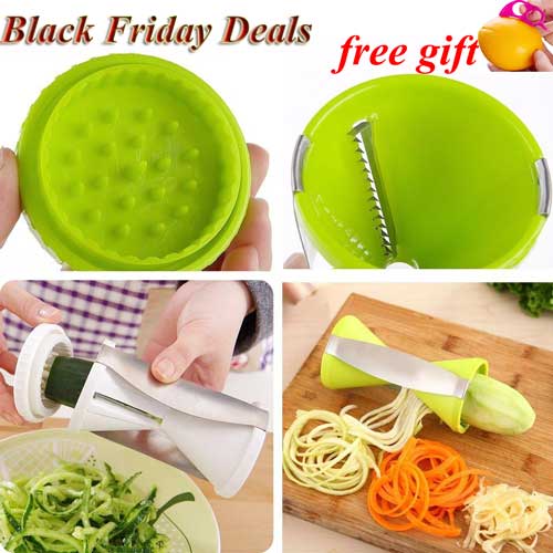 Fruit Spiral Shred Process Cutter Slicer Peeler Kitchen Tool  spirelli spiralizer julienne cutter