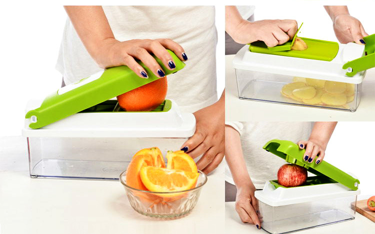 12 in1 Multifunctional Mandoline Plus Stainless Steel Blades Vegetable Peeler Slicer Grater BOX