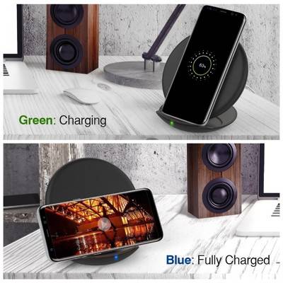 Fast Charge Wireless Charging Pad Foldable Stand for iPhone Samsung Galaxy Note 5 S6/S7/S8/iPhoneX/8