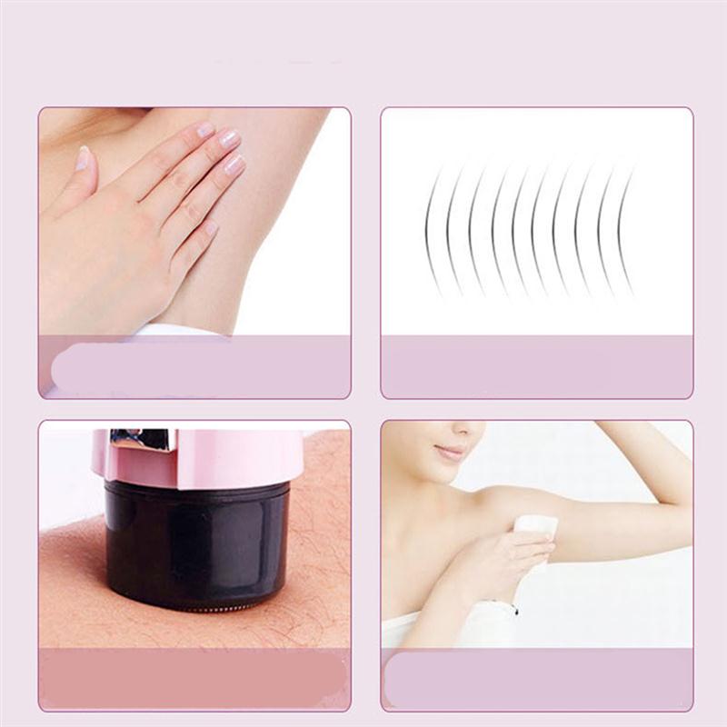 New Waterproof Electric Hair Remover Women Wet Dry Cordless Ladies Shaver Painless Epilator Razor