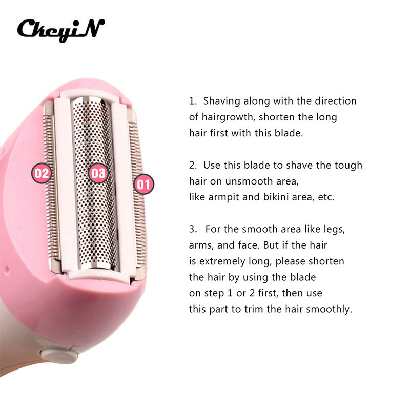 Women Electric Epilator Bikini Female Razor Shaver Lady Hair Trimmer Rechargeable depilador