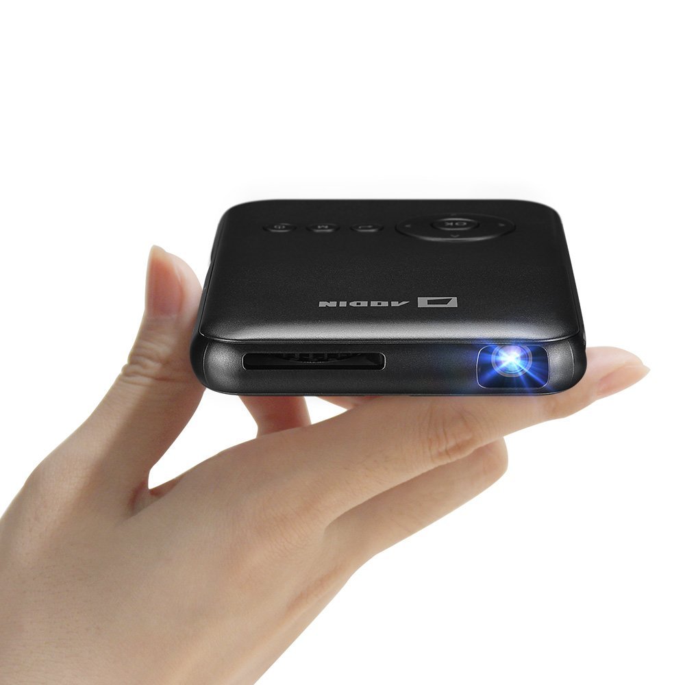 Portable Mini Projector with HDMI Input Wireless Wifi Bluetooth 1080P Pocket Projector