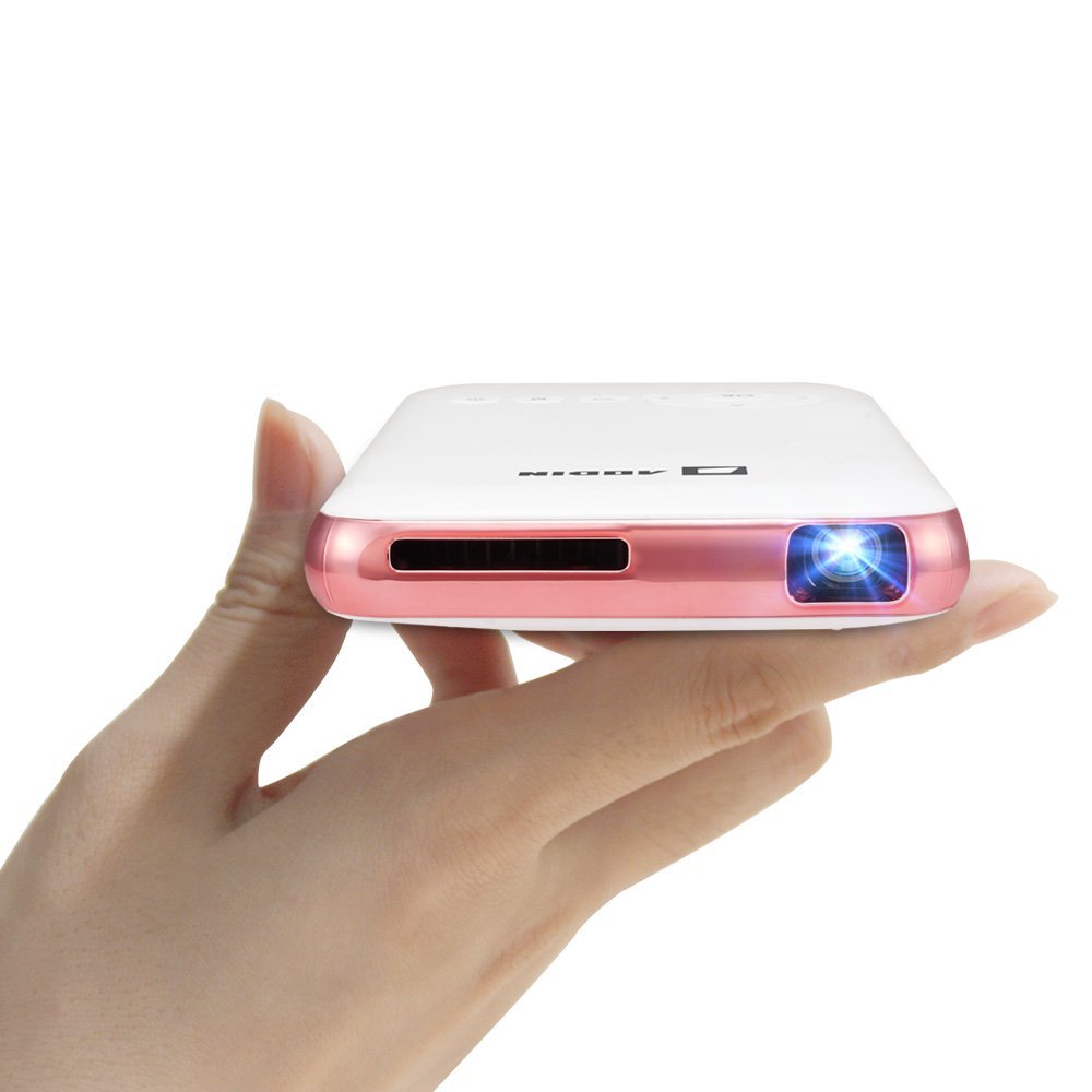 Portable Mini Projector with HDMI Input Wireless Wifi Bluetooth 1080P Pocket Projector