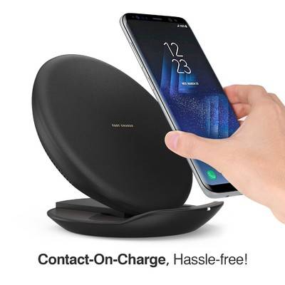 Fast Charger Wireless Foldable Charging Pad  Stand for Galaxy Note 5/S6/S6 Edge/ S7/S8/iPhone X/8