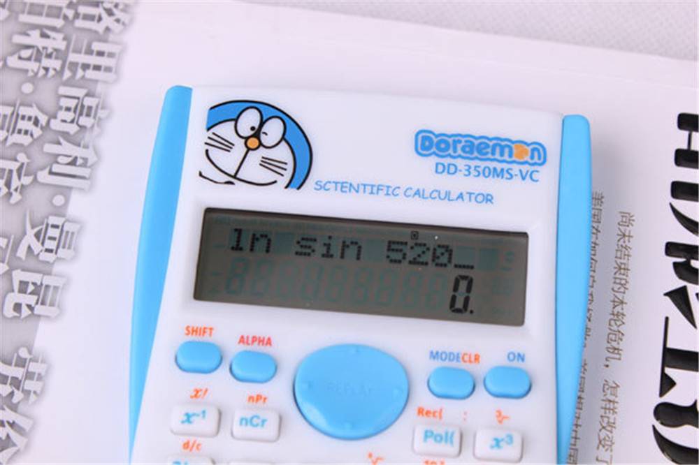 Doraemen cartoon student exam science calculator Doraemen cartoon function scientific calculator