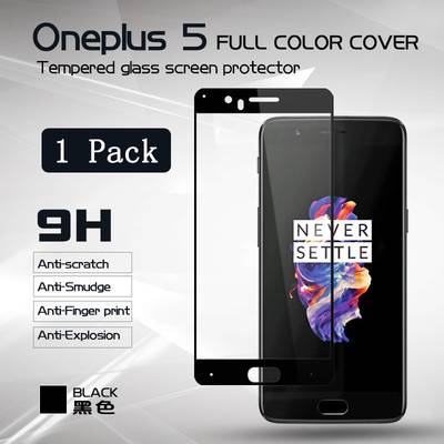 Oneplus 5/3/3T Screen Protector Full Coverage 9H Hardness HD Clear Tempered Glass Screen Protector